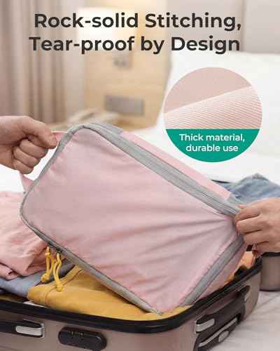 6 Set Compression Packing Cubes for Travel (6 Count)