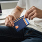 Slim Minimalist Front Pocket RFID Blocking Leather Wallets for Men and Women