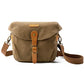 Canvas Crossbody Camera Bag with Rain Cover for Women Men