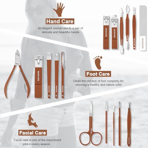 Manicure Set Professional Nail Clippers Pedicure Kit