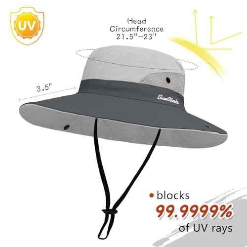 Women's Ponytail Safari Sun Hat