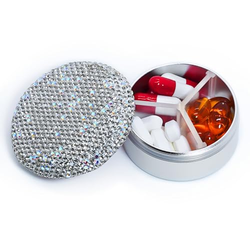 Small Pill Case 3 Compartments