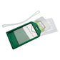 Bulk 50 Pack Premium Rigid Airline Luggage Tag Holders with 6" Worm Loops