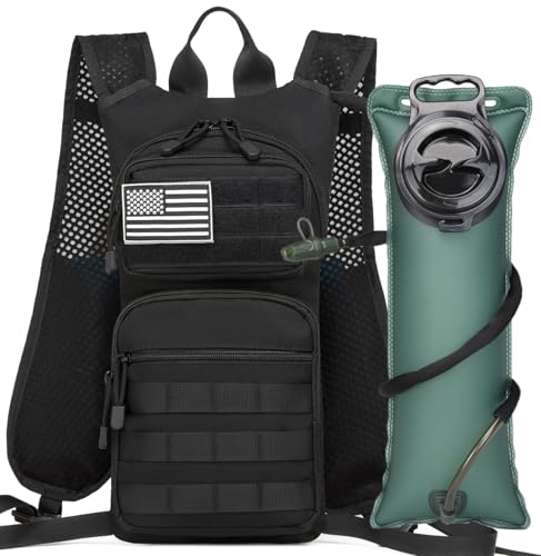 Insulated Hydration Pack Hiking Water Backpack Running Vest with 3L TPU Bladder Bag for Marathon Cycling Men