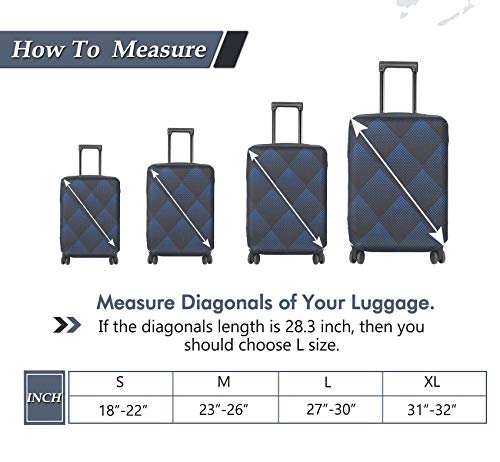 Travel Luggage Cover Suitcase Protector Fits 18
