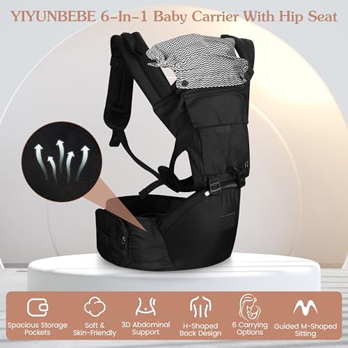 Baby Carrier with Hip Seat 6