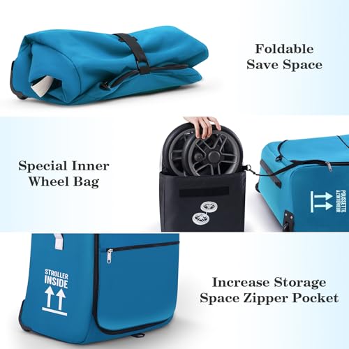 Stroller Bag Stroller Travel Bag for Airplane Compatible with UPPAbaby Vista V1 V2 V3