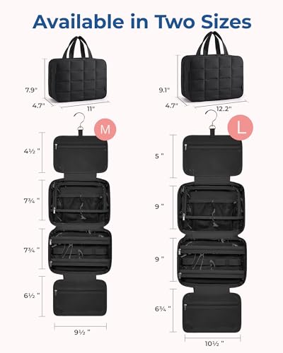 Travel Toiletry Bag with Jewelry Organizer