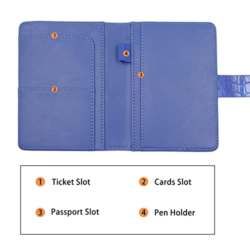 Premium Leather Passport Holder Covers Case