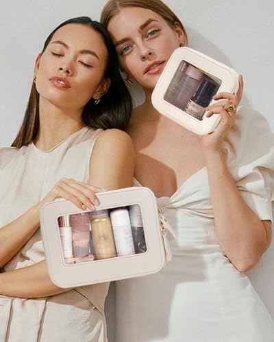 Travel Clear Makeup Bag Set