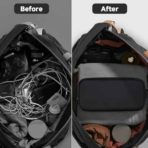 Double Layer Cable Organizer Bag