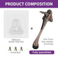 HASHI 6 Inch Kickdown Door Stopper No Drilling