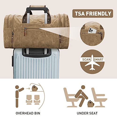 Waxed Canvas Duffle Bag