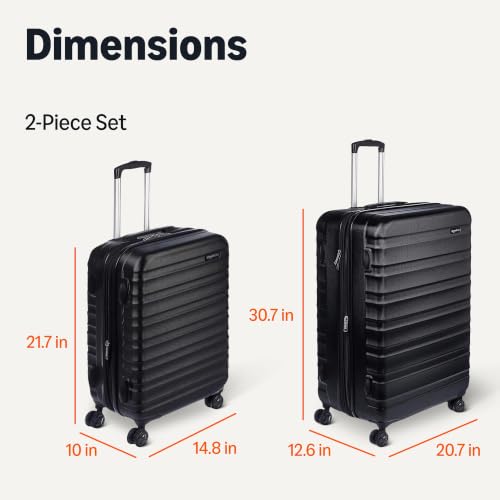 2 Piece Hardside Luggage Set (2 Count)