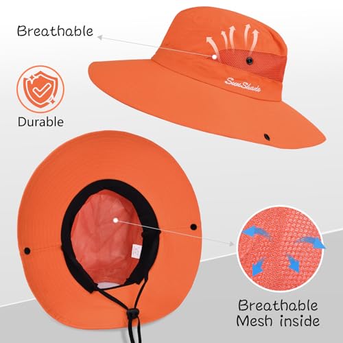 Women's Ponytail Safari Sun Hat