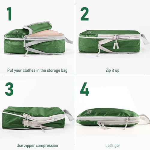 6 Set Compression Packing Cubes