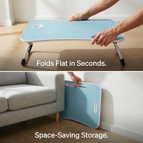 23" Foldable Lap Desk for Laptop Writing w