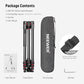 66" 168cm Carbon Fiber Camera Tripod with 360° Ball Head
