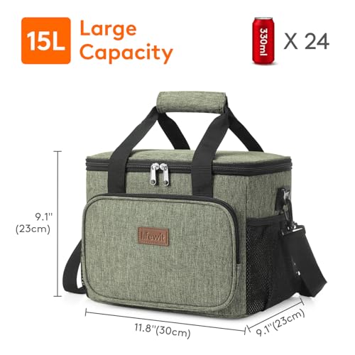 Large Lunch Bag (Dark Green / Large(15L))