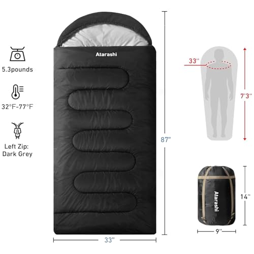 3 4 Season Sleeping Bag for Adults