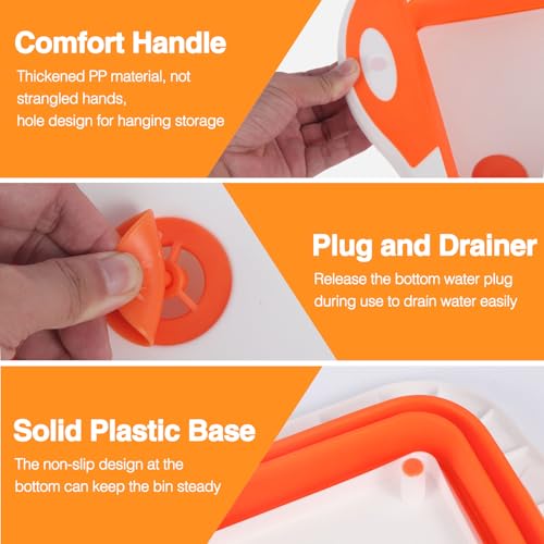 Collapsible BBQ Prep Tub