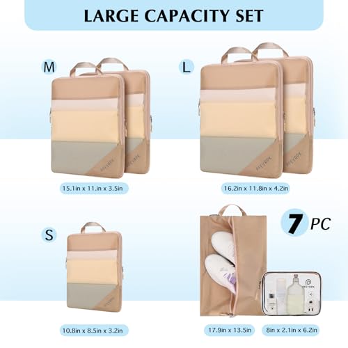 Compression Packing Cubes for Travel (6.99 Count)