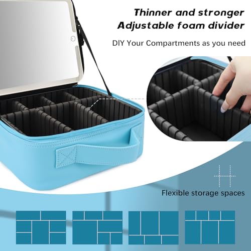 Makeup Bag with Led Mirror