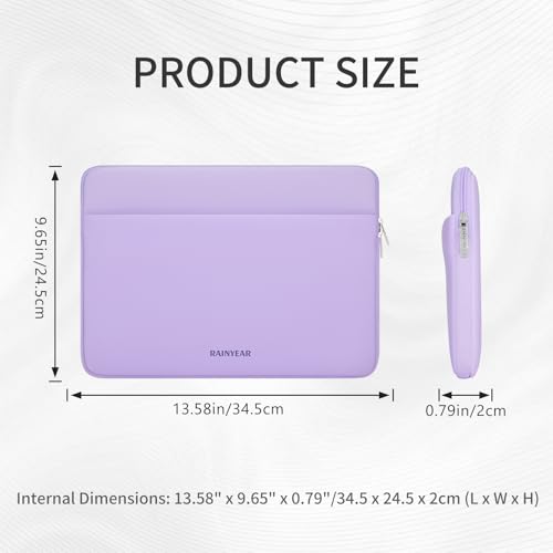 RAINYEAR Laptop Sleeve Case 13.3 Inch
