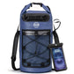 5/10/25/30/40L Waterproof Dry Backpack & Phone Case- Large Floating Dry Bag for Kayaking, Travel, Hiking, Fishing, Camping, Motorcycles & Beach, Heavy-Duty Roll Top Men/Women (Navy Blue)