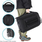 2-in-1 Rolling Camera Bag Backpack Suitcase Style Convertible with Double Handle, Shockproof Trolley Case with Removable Padded for SLR/DSLR Cameras Tripod Lenses (Black/Red)