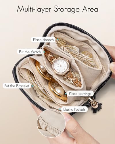 Small Travel Jewelry Case
