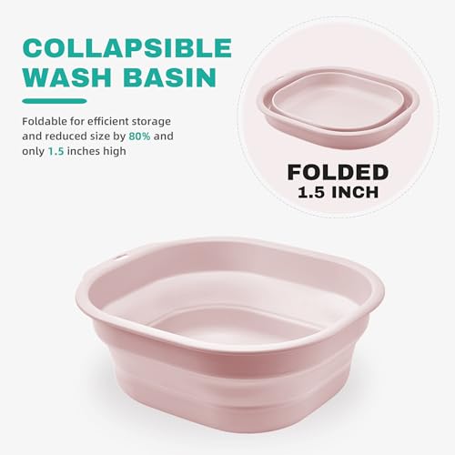 2 Pack Collapsible Wash Basin Set (2 Count)