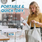 Windproof Travel Umbrellas for Rain and Sun (2 Count)