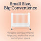 Chelsea Clearview Metal Compact Daycare Crib