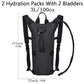 Running Hydration Vest Pack Tactical 3L Water Bladder Backpack Bag for Cycling Marathon Hiking Daypack Men & Women