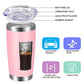20oz Tumbler with Lid and Straw Stainless Steel Tumbler Cup Vacuum Insulated Double Wall Travel Coffee Mug Powder Coated Coffee Cup