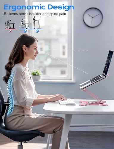 360° Rotating Laptop Stand for Desk