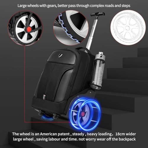 18Inch Rolling Backpack