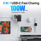 100W GaN Universal Travel Adapter