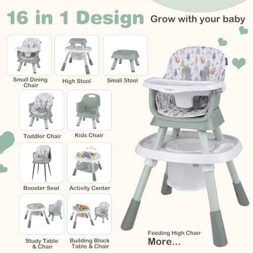 16 in 1 High Chair