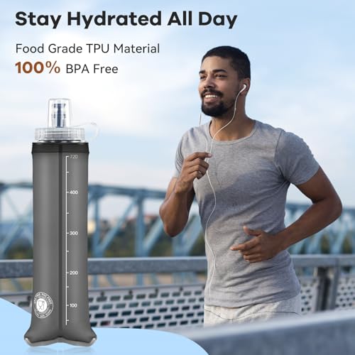 24oz Collapsible Soft Water Bottle (2 Count)
