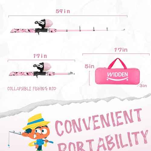 2 Pack Kids Fishing Pole