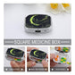 Metal 2 Compartment Pill Organizer Travel Friendly Portable Compact Pill Box Cute Pill Case to Hold Vitamins