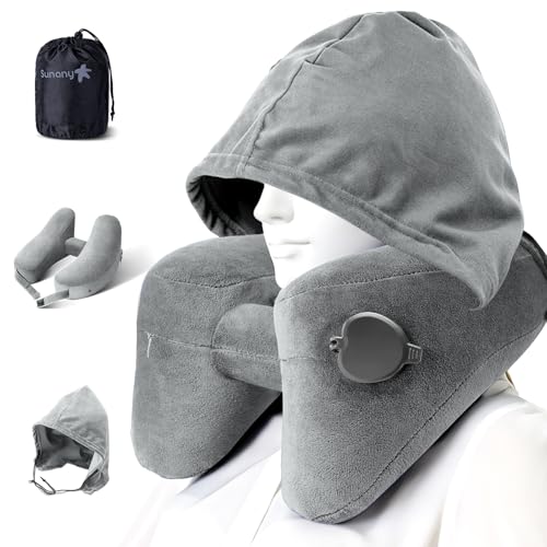 Travel Neck Pillow for Airplane Pillow Comfortably Supports Head