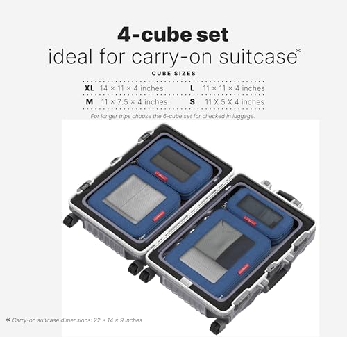 Premium Compression Packing Cubes for Travel