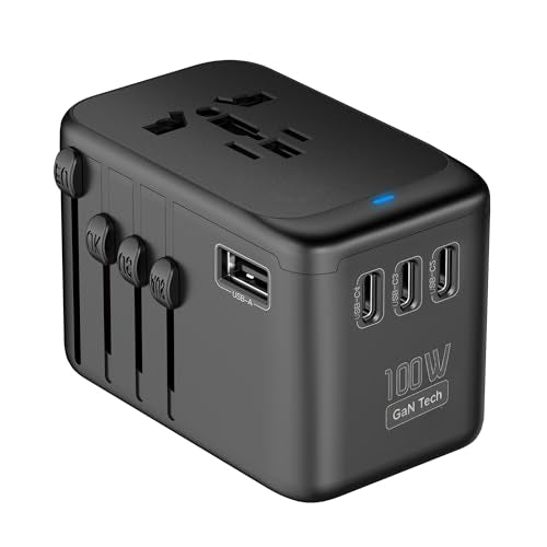 100W GaN Universal Travel Adapter