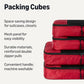 4 Piece Packing Cubes Travel Accessories Set (4 Count)