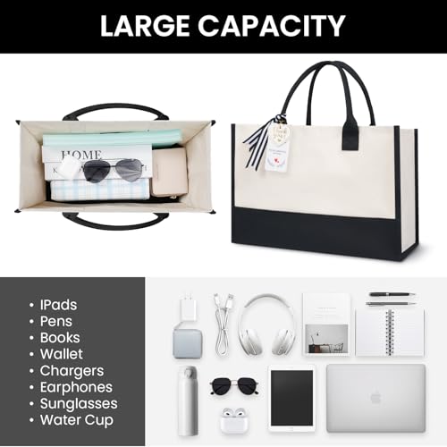 Initial Tote Bag