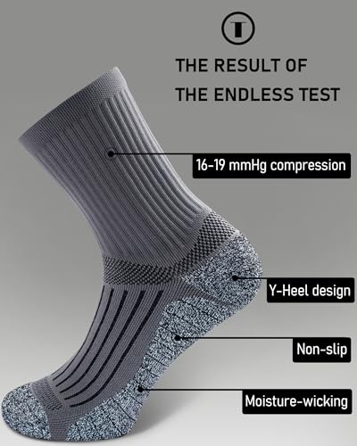 Cushioned Compression Unisex Mid (4 Count)