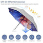 UV Sun Umbrella Compact Folding Travel Umbrella Auto Open and Close for Windproof